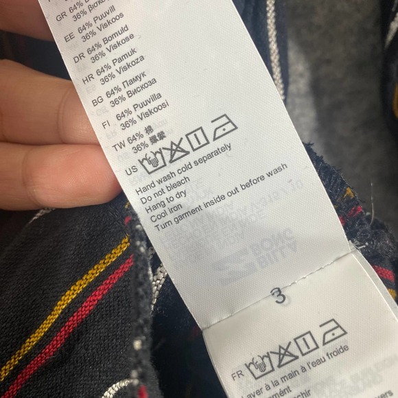 Billabong Romper Large Black Striped Play All Day V-Neck Long Sleeve - Picture 13 of 15